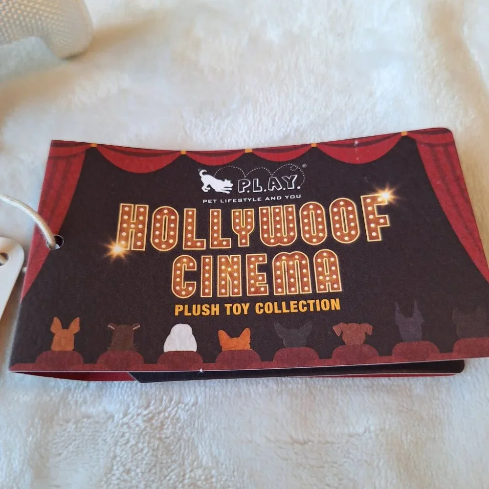 P.L.A.Y.'s Hollywoof Cinema 3-Dog Glasses Fun Dog Toy‎ New Squeaks Crinkle